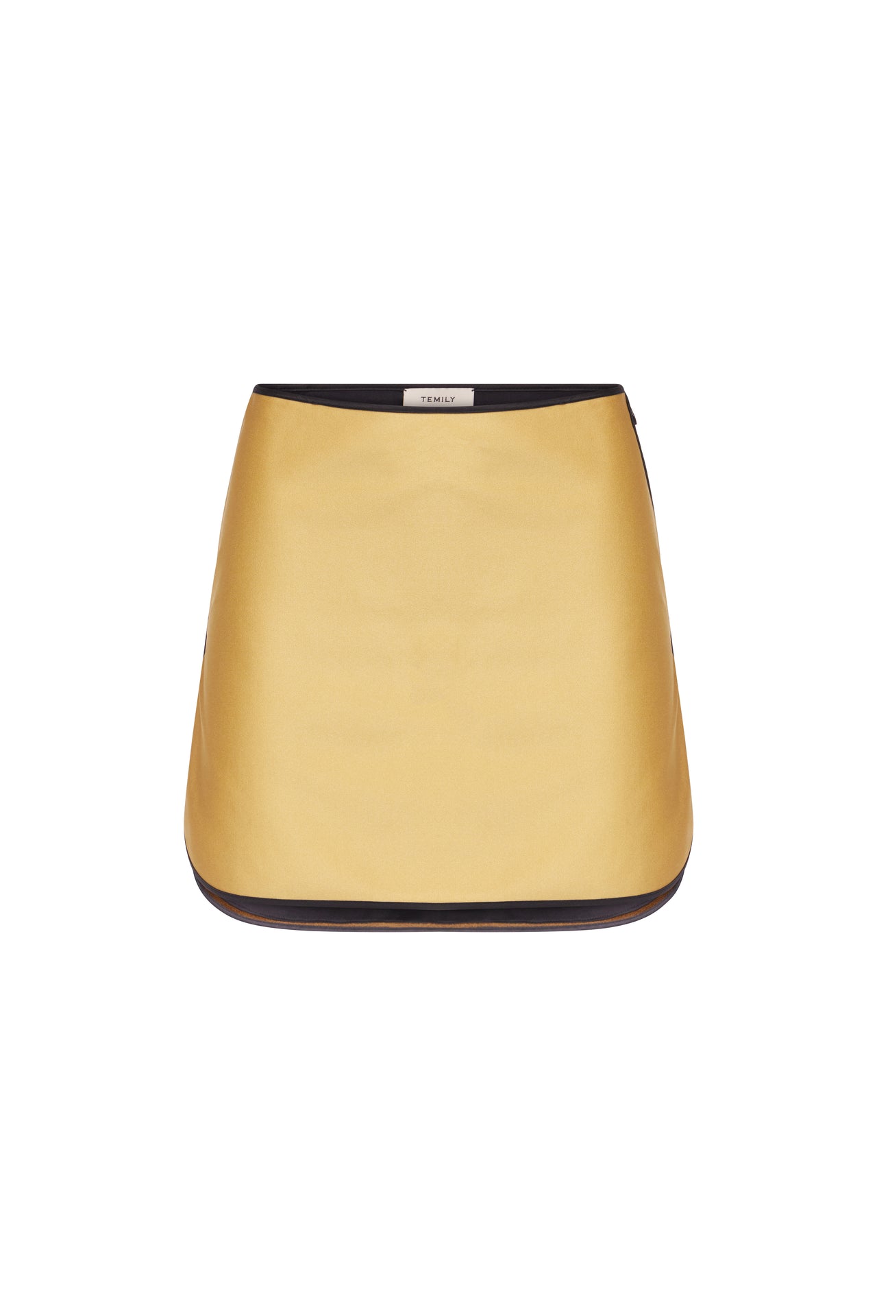 mini skirt · goldenrod