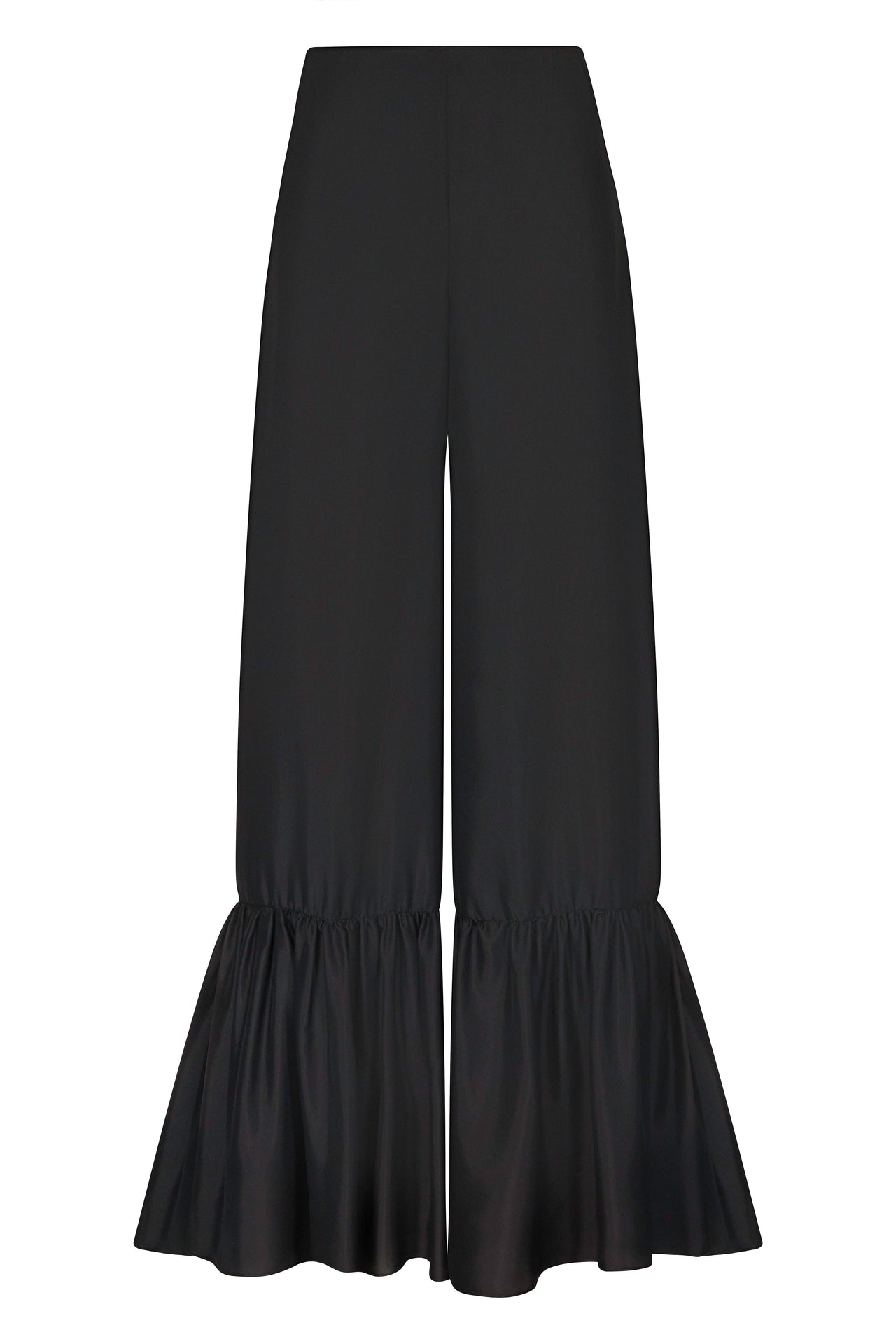 RUFFLE PANT · OBSIDIAN