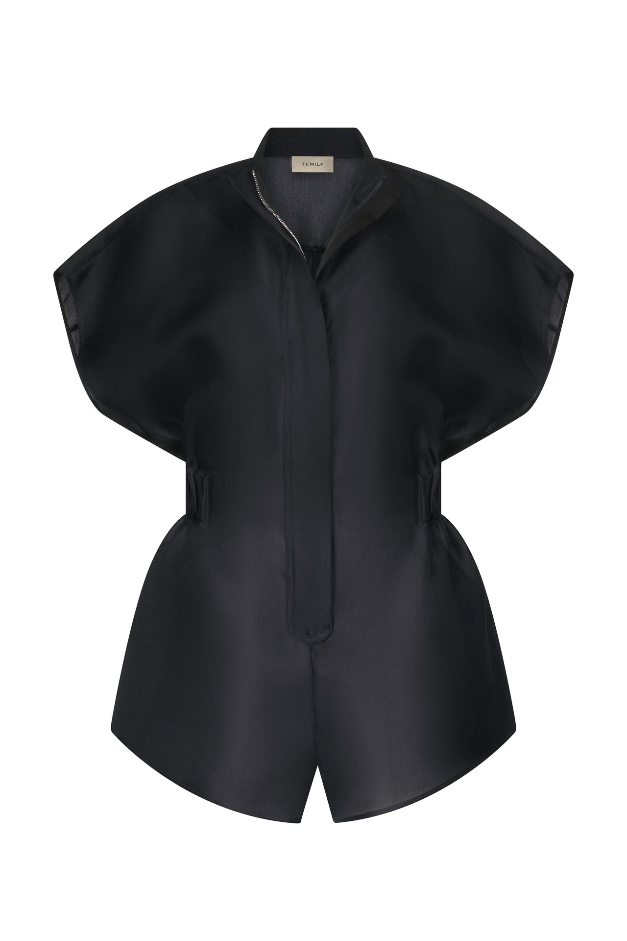 Racer Playsuit · Obsidian