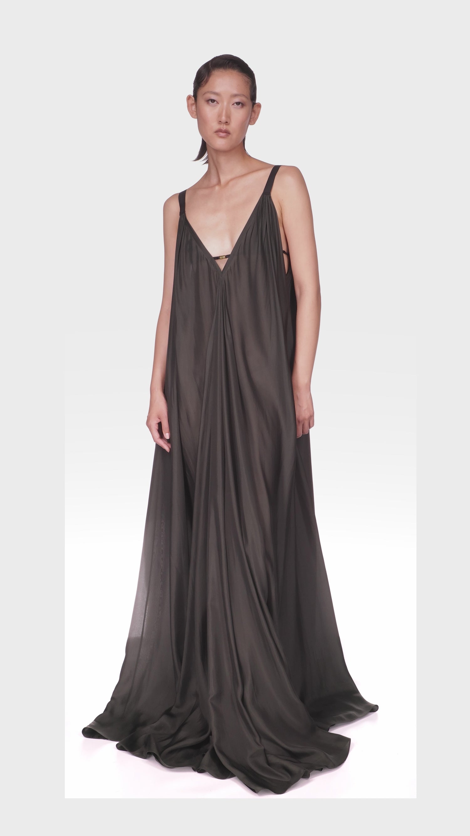 parachute dress  smoke  Temily